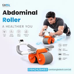 Abdominal Roller Ab Wheel Roller Automatic Rebound Wheel Abdominal Exercise Equipment with Phone Holder for Home Gym Strength Workouts 1