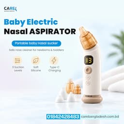 Baby Nasal Aspirator Automatic Nose Cleaner with Music and Light Soothing Function 1