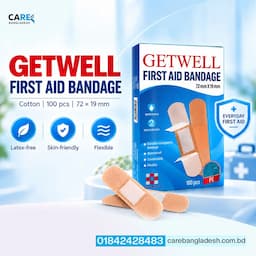 GetWell First Aid Strip Tape PVC Bandage 100pcs 1