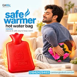 Max Care Rubber Hot Water Bag for Body Pain Relief with Woolen Cloth Cover Multi Color Cover 1