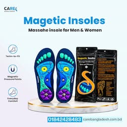 Magnetic Massage Insoles Acupressure Inserts Plantar Acupoint for Men Women Magnetic Therapy Insole Arch Support Orthopedic Shoe Pads 2Pcs 1