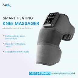 Smart Heating Knee Massager Pads With Vibration And Temperature Control USB Rechargeable Velvet And Abs Material For Joint Pain Relief 1