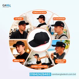 LED Red Light Therapy Cap Hair Growth Helmet Diode Laser Hat Light Therapy Cap for Hair Regrowth and Hair Loss Treatment Rechargeable 4