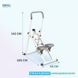 Stair Stepper Machine Full Body Workout & Cardio Fitness Equipment for Home Gym Exercise Climber with Adjustable Handlebar & Pedals 5