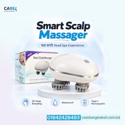 Smart Scalp Massager Electric USB Powered Head Massager with 4 Massage Nodes Relaxation & Stress Relief 1